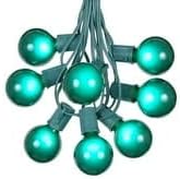 G50 Patio String Lights with 25 Green Globe Bulbs – Outdoor String Lights – - Image 6