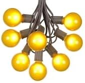 G50 Patio String Lights with 25 Yellow Globe Bulbs – Outdoor String Lights – - Image 7