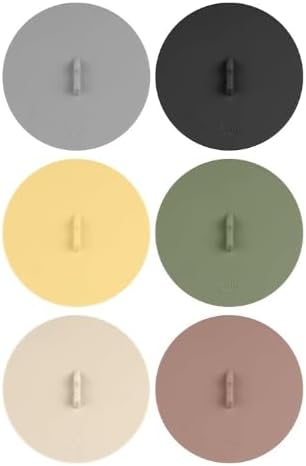 6pcs Silicone Cup Lids – 3.93 Inch Diameter Colorful Mug Covers, Airtight by AOTDAOU
