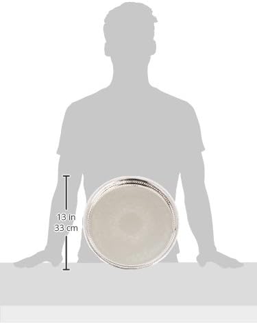 Elegance Silver Round Silver Plated Gallery Tray - Image 3