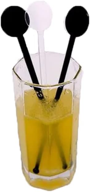 Brccee AC 100PCS 7 Inches Cocktail Swizzle Sticks, Disposible Plastic Drink - Image 5