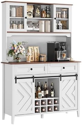 Garvee 72" Farmhosue Bar Cabinet - Image 8