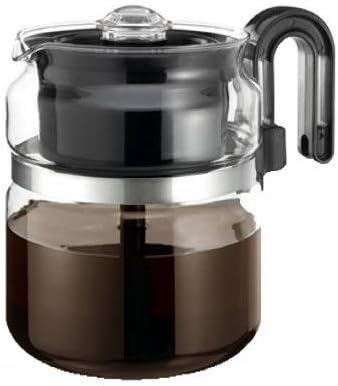 One-All Stovetop Percolator 8 Cup 7 in. Dia. X 5.6 in. H Black Handle by Medelco