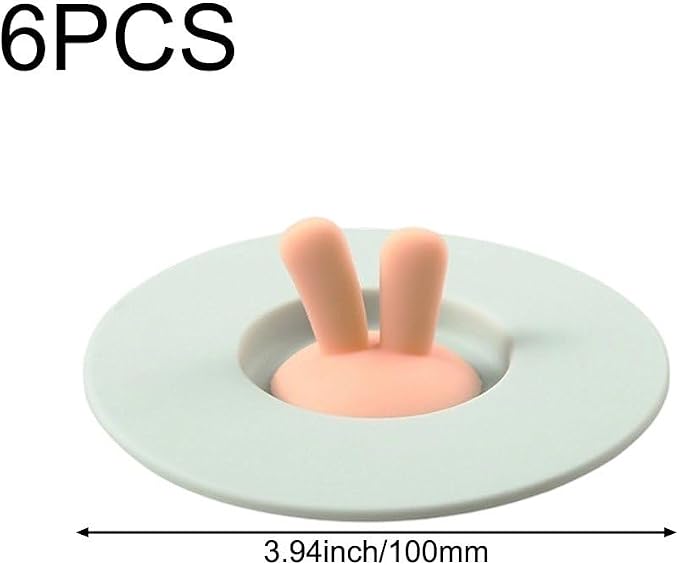 Dustproof Cup Cover Reusable Cup Lid Silicone Mug Lid 3D Bunny Ears Mug Lid - Image 9