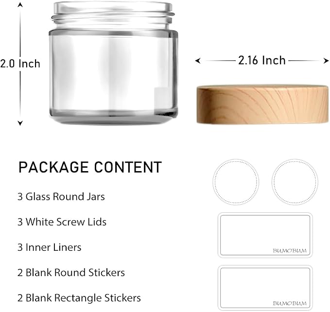2 oz Small Glass Containers - Image 7