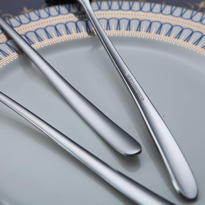 Premium Stainless Steel Coffee Stirrer Set, Long Handle, Ice Tea & Cream Spoons - Image 7