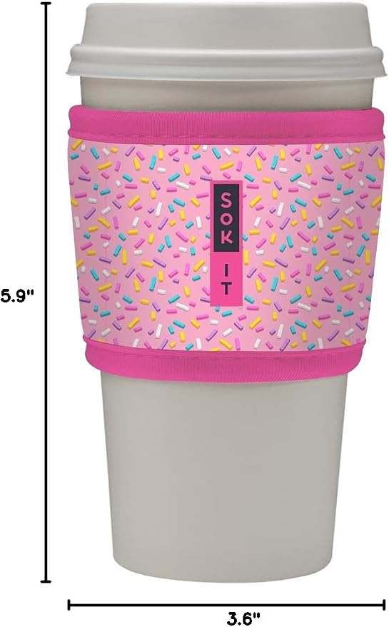 Sok It HotSok Coffee & Tea Reusable Insulated Neoprene Cup Sleeve - Image 7
