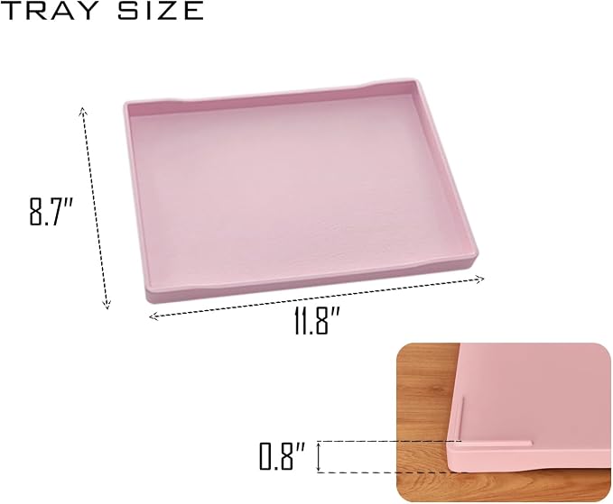 Pink Serving Tray for Gathering Small Items | Serving Accessory, Perfume and - Image 6
