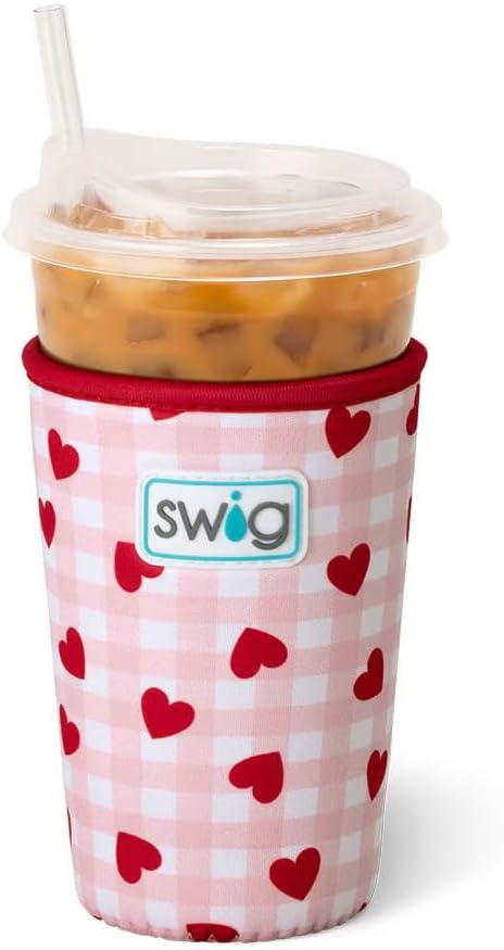 Swig Life Medium Iced Cup Coolie, Standard 22oz Iced Coffee Cup Insulator Sleeve - Image 2