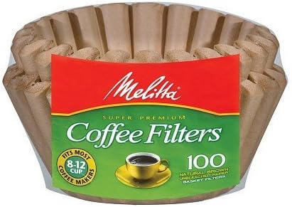 Melitta Basket Coffee Filters Natural Brown Unbleached 100 Count by Unknown