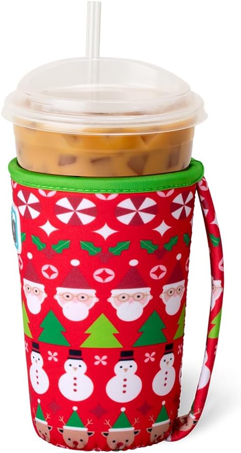 Swig Life Medium Iced Cup Coolie, Standard 22oz Iced Coffee Cup Insulator Sleeve - Image 2