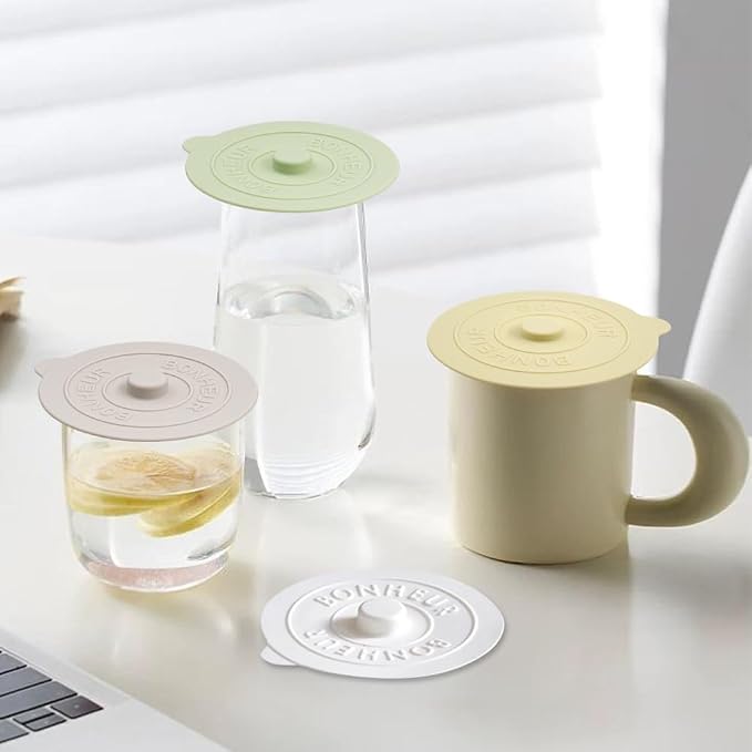 4pcs Silicone Lids for Cups, Colorful Silicone Cup Covers Reusable Dust-Proof - Image 7
