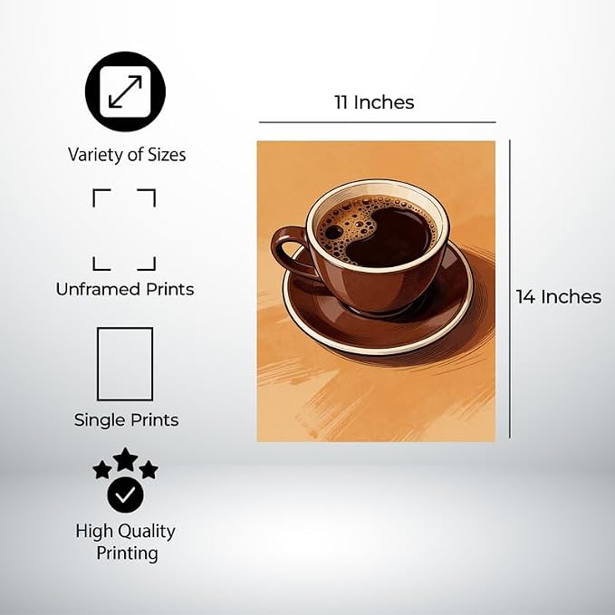 Lawrence Williams Designs Coffee Cup Poster - Image 2