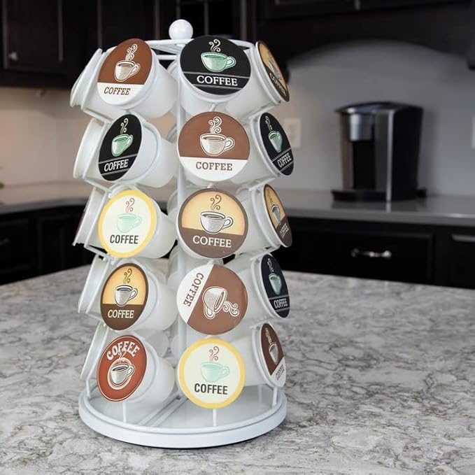 Nifty Solutions Keurig Coffee Pod Holder Carousel 360 Degree Spinning Organizer - Image 6
