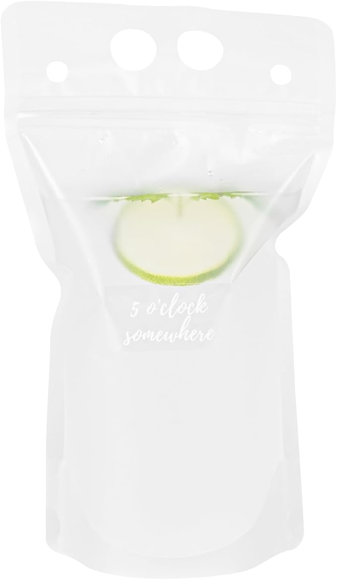 Restaurantware-1.9 x 1 Inch 5 O'Clock Somewhere Juice Bottle Labels, 100 - Image 9
