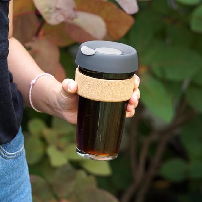 KeepCup Brew Cork, Reusable Glass Tumbler - Image 6