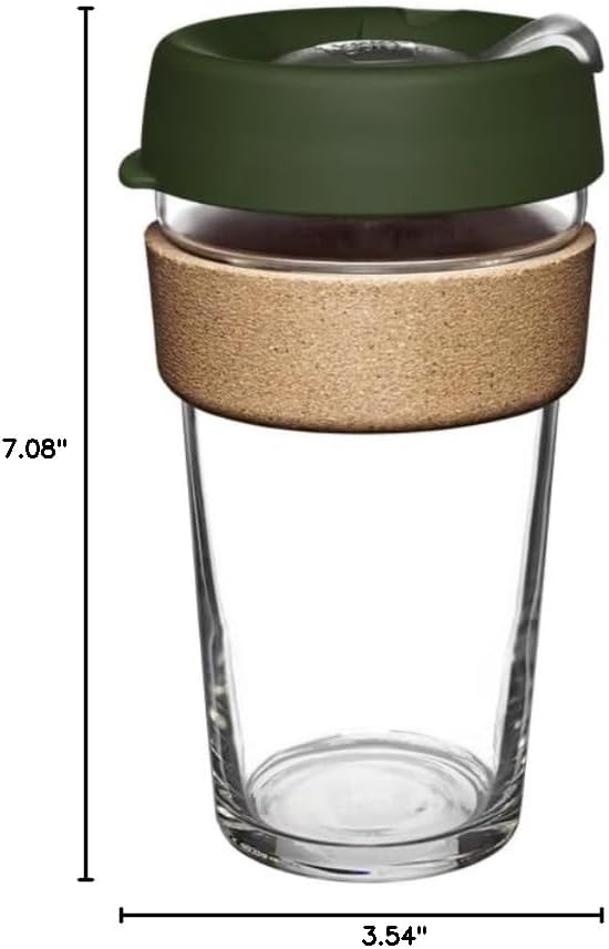 KeepCup Brew Cork, Reusable Glass Tumbler - Image 7