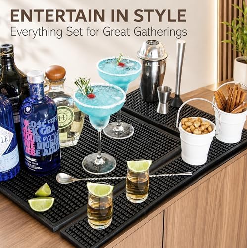 Bar Mat Bundle 2-Pack 12x6" Bar Spill Mats + Counter Mat 18x12”| Non-Slip - Image 9