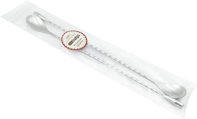 12“ Extra Long Cocktail Mixing Spoon Set Food-Grade 18/8 Stainless Steel - Image 6