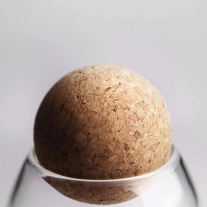Glass Jar with Wood Lid Ball Jar Small Food Storage Container Clear Candy Jars - Image 9
