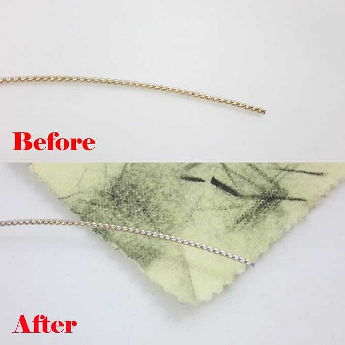 Sunshine 1 Polishing Cloths Jewelry Cleaner Tube Silver Brass Gold Copper - Image 5