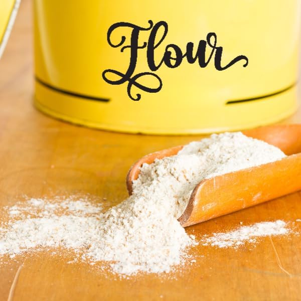 6 PCS Sugar Flour Milk Creamer Tea Coffee Pantry Labels Kitchen Stickers - Image 7