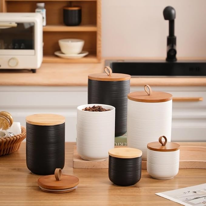 Food Storage Jar Strong Ceramic Storage Canisters - Image 8