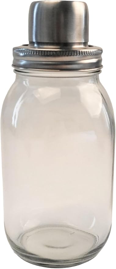 Linden Sweden Mason Jar with Shaker Lid | Clear Glass Shaker | Coffee Shaker by LindenSweden