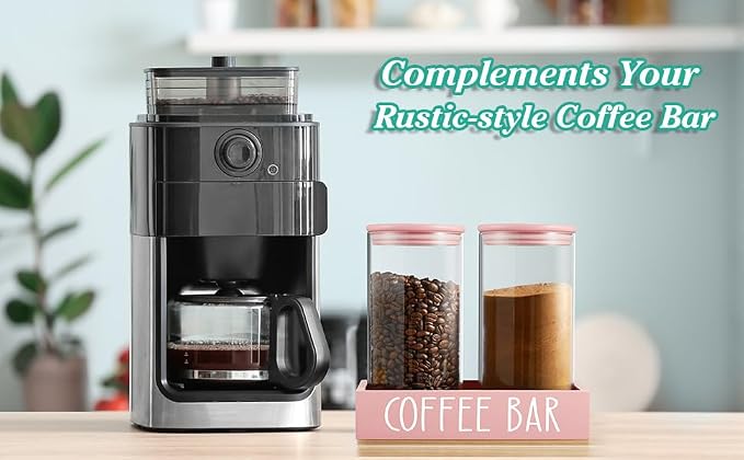 Pink Coffee Canister for Ground Coffee - Image 7