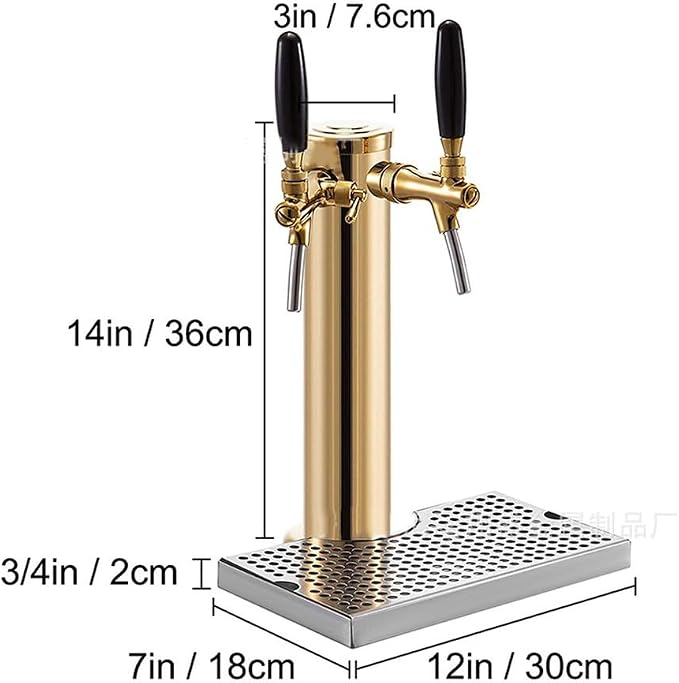 Draft Beer Tower for Home Brewing, Stainless Steel Construction - Image 7