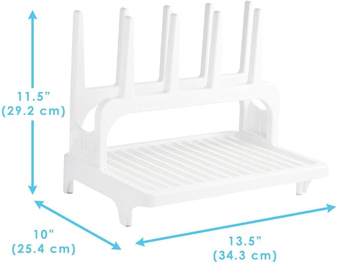 PopYum White Space Saving Drying Rack from 100% Recycled Bottles | Space Saving - Image 9
