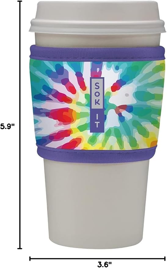 Sok It HotSok Coffee & Tea Reusable Insulated Neoprene Cup Sleeve - Image 7