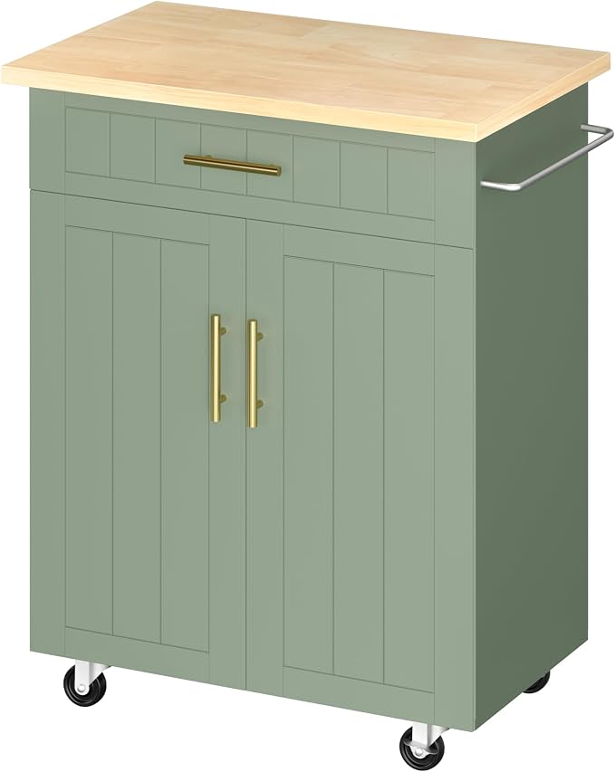 JY QAQA 26" Kitchen Island on Wheels - Image 8