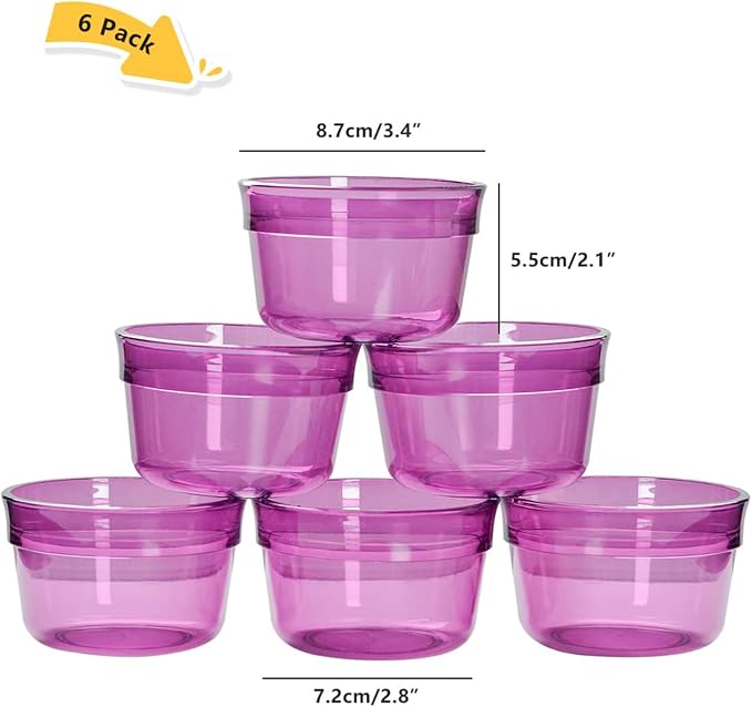 Pack Of 6 Transparency 200ml Coffee Tasting Bowls Food Grade Ceramic Brewing - Image 9