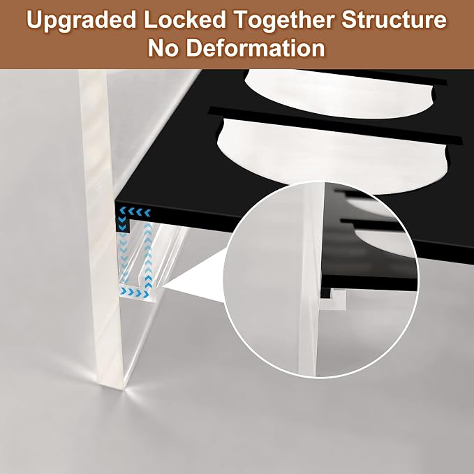 40 Coffee Pod Holder for Nespresso Vertuo Storage Drawer, Capsule Base Rack | - Image 6
