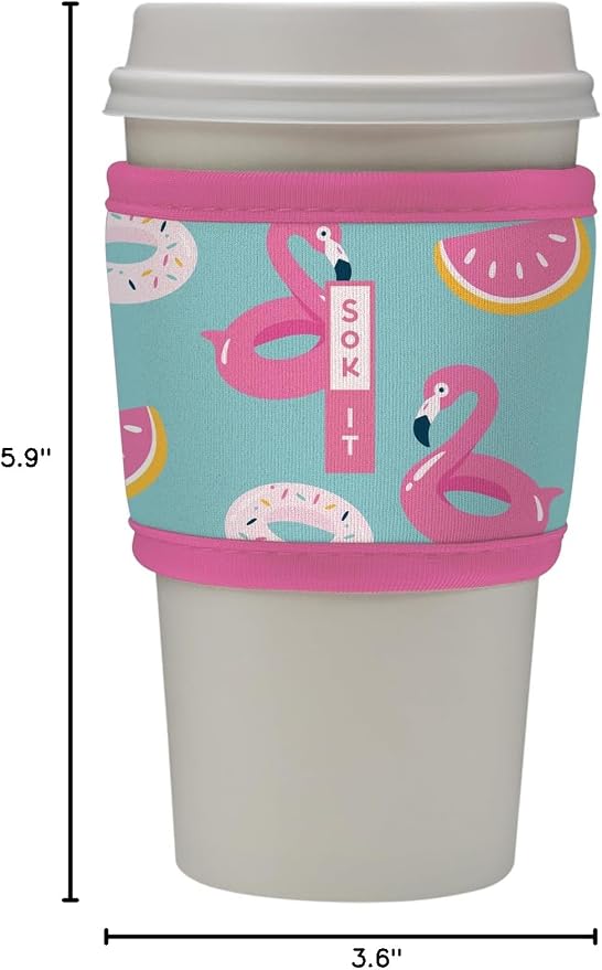 Sok It HotSok Coffee & Tea Reusable Insulated Neoprene Cup Sleeve - Image 7