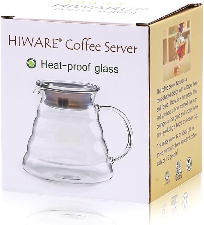 Hiware 600ml Coffee Server, Standard Glass Coffee Carafe, Coffee Pot - Image 6