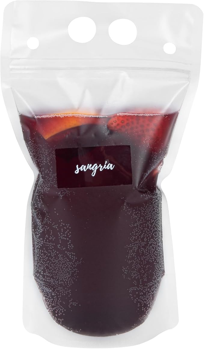 Restaurantware Label Tek 1.9 x 1 Inch Sangria Juice Bottle Labels 100 - Image 12