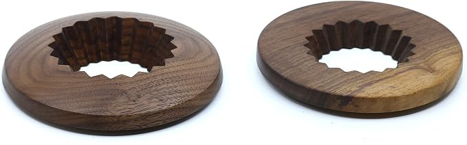 Handmade Origami Coffee Dripper Holder, Pour Over Coffee Stand, Walnut Wood - Image 6