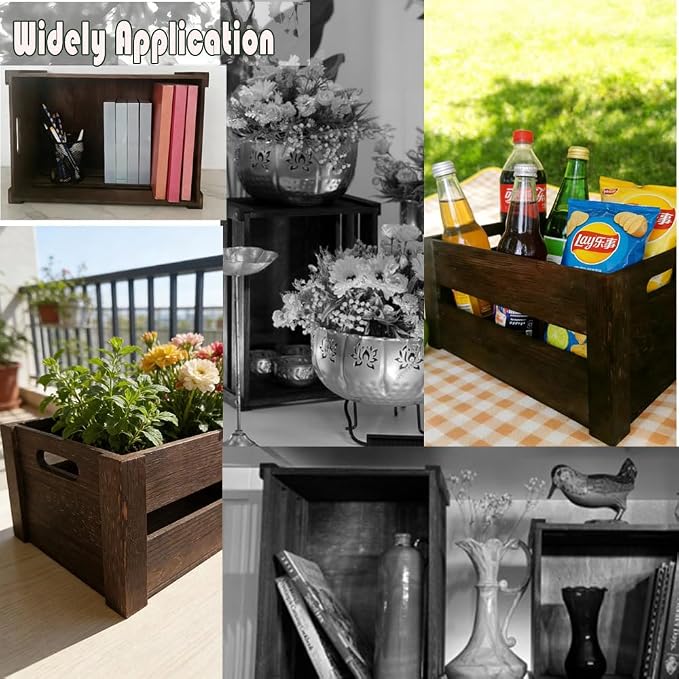 Rustic Wooden Crates Set of 3 - Image 6