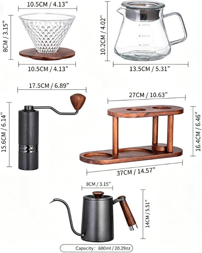 Pour Over Coffee Maker Set - Image 7