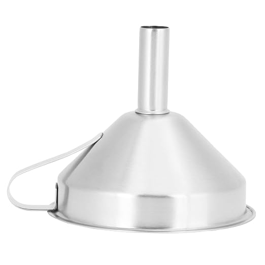 Stainless Steel Filling Funnel, Funnel Filter Cup, Separatory Oil Beer Coffee - Image 9