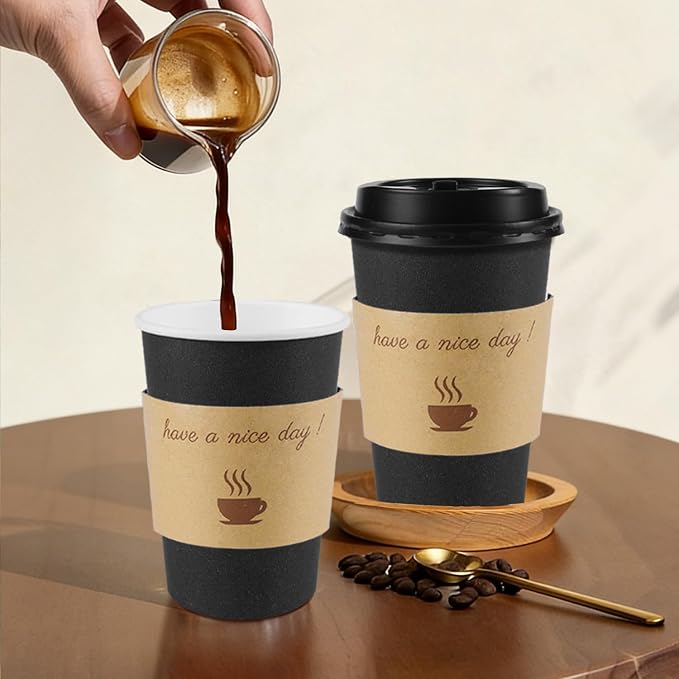 Clawsoff 100 Pack 12 oz Coffee Cups - Image 7
