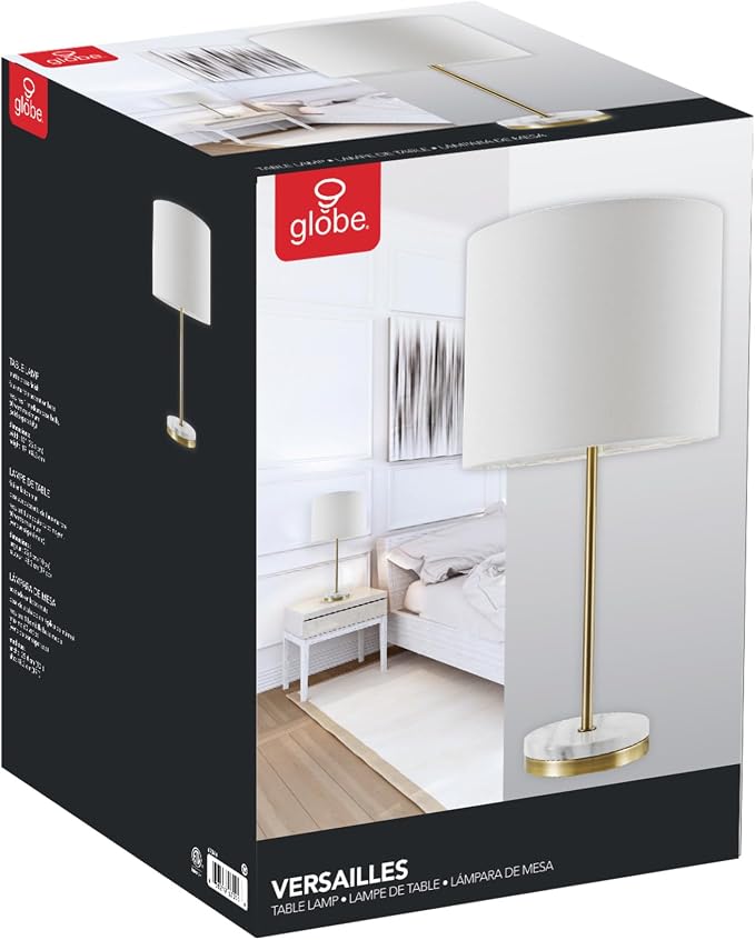 Globe Electric 67044 Versailles Table Lamp, Soft Gold - Image 8