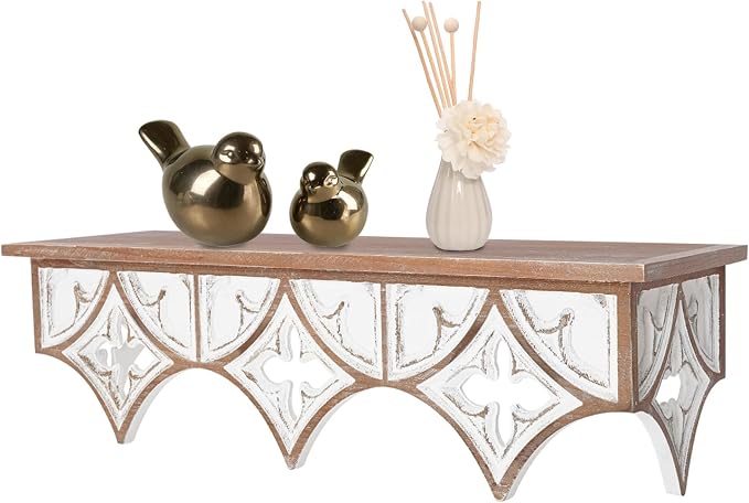Xuthusman Floating Shelves for Wall, Vintage Wall Shelves - Image 9