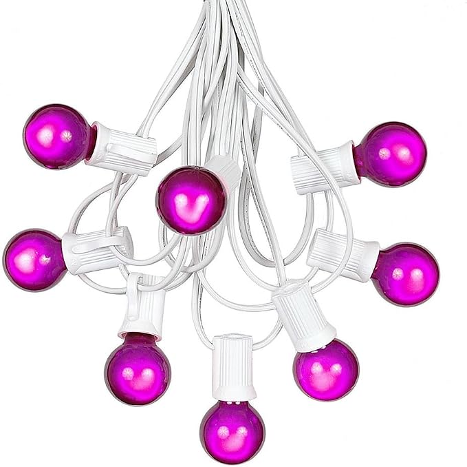 100 Foot G30 Outdoor Patio String Lights by NoveltyLights-LightExperts