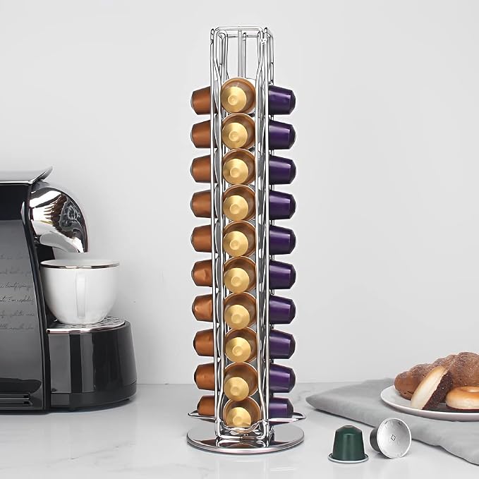 For Nespresso Carousel Holds 40 Capsules, Ninyoon OriginalLine Pod Storage - Image 5
