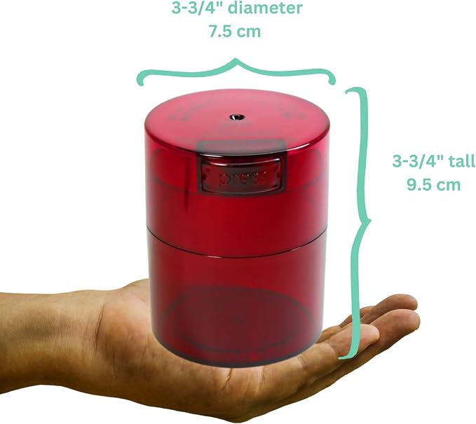 Tightvac - Premium Airtight Herb Storage Container - Holds ½ oz to 3 ounces - - Image 4