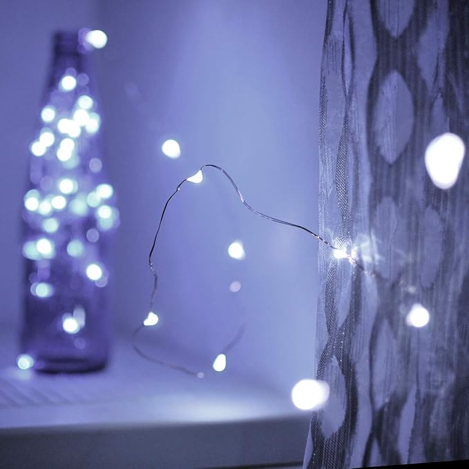 Ariceleo Led Fairy Lights Battery Operated, 1 Pack Mini Battery Powered Copper - Image 5