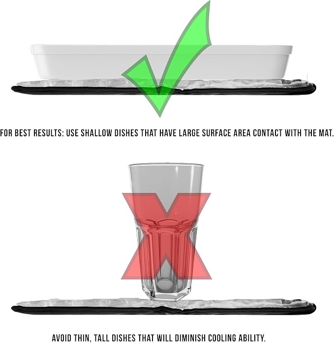 FlexiFreeze Party Mat Food Cooling Serving Platter – Buffet Display Chiller - Image 4